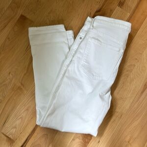 J Crew white denim